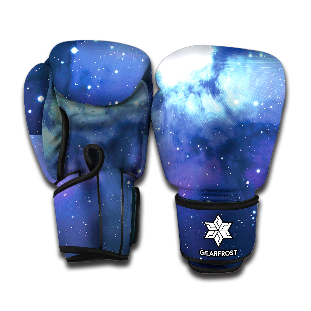 Nebula Space Print Boxing Gloves