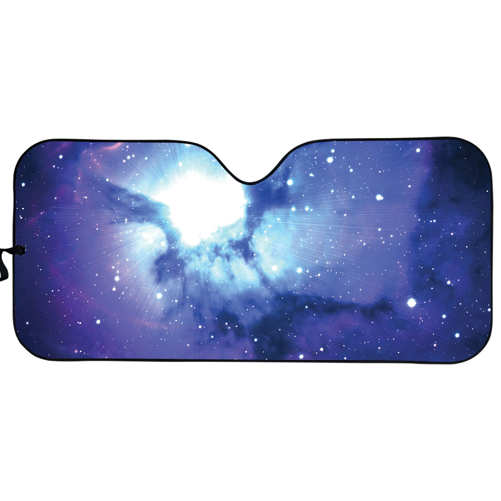 Nebula Space Print Car Sun Shade