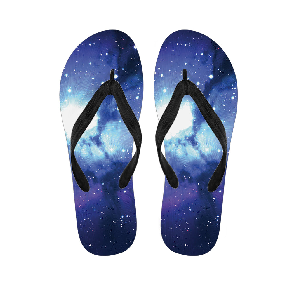 Nebula Space Print Flip Flops