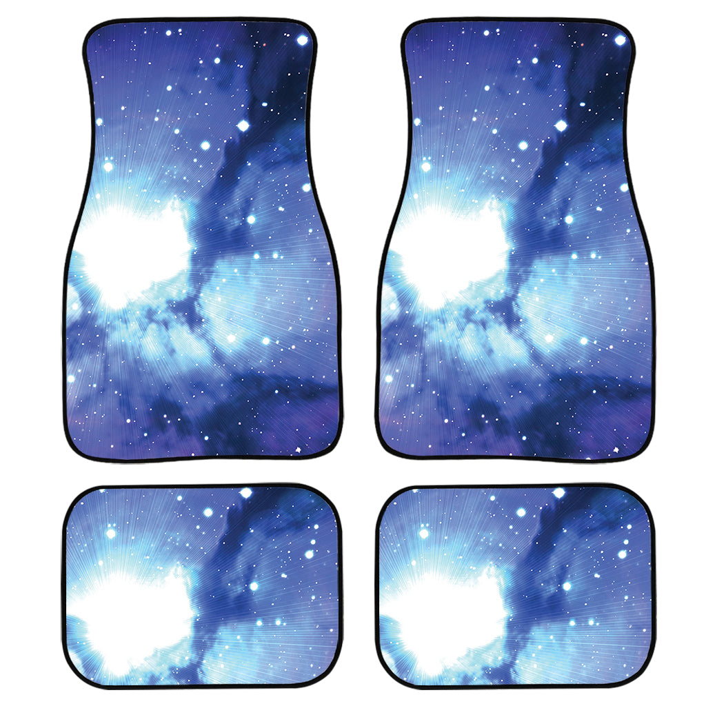 Nebula Space Print Front and Back Car Floor Mats