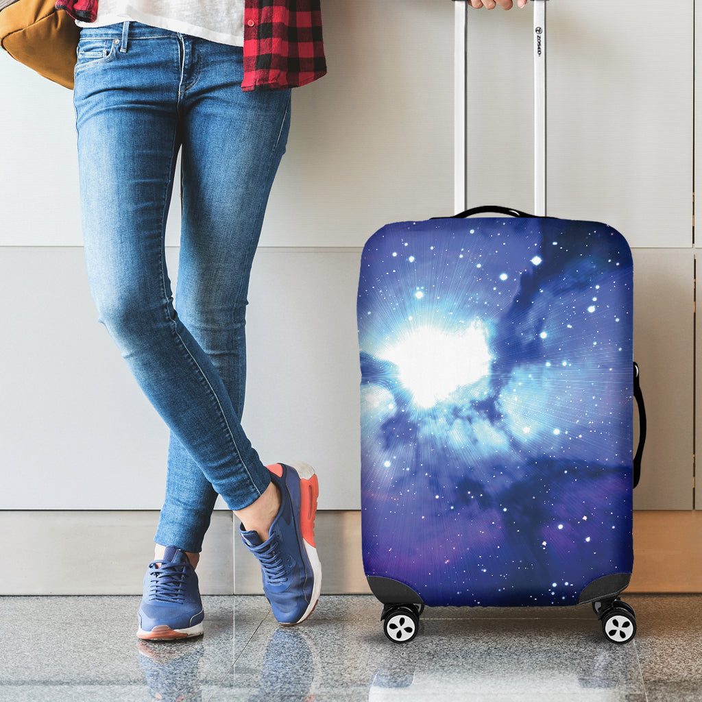 Nebula Space Print Luggage Cover