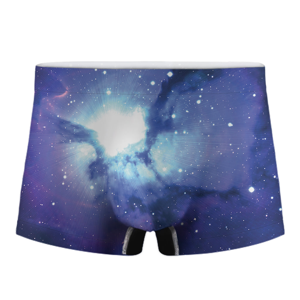 Nebula Space Print Men's Boxer Briefs