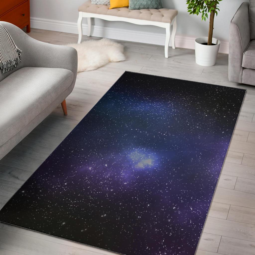 Nebula Universe Galaxy Deep Space Print Area Rug