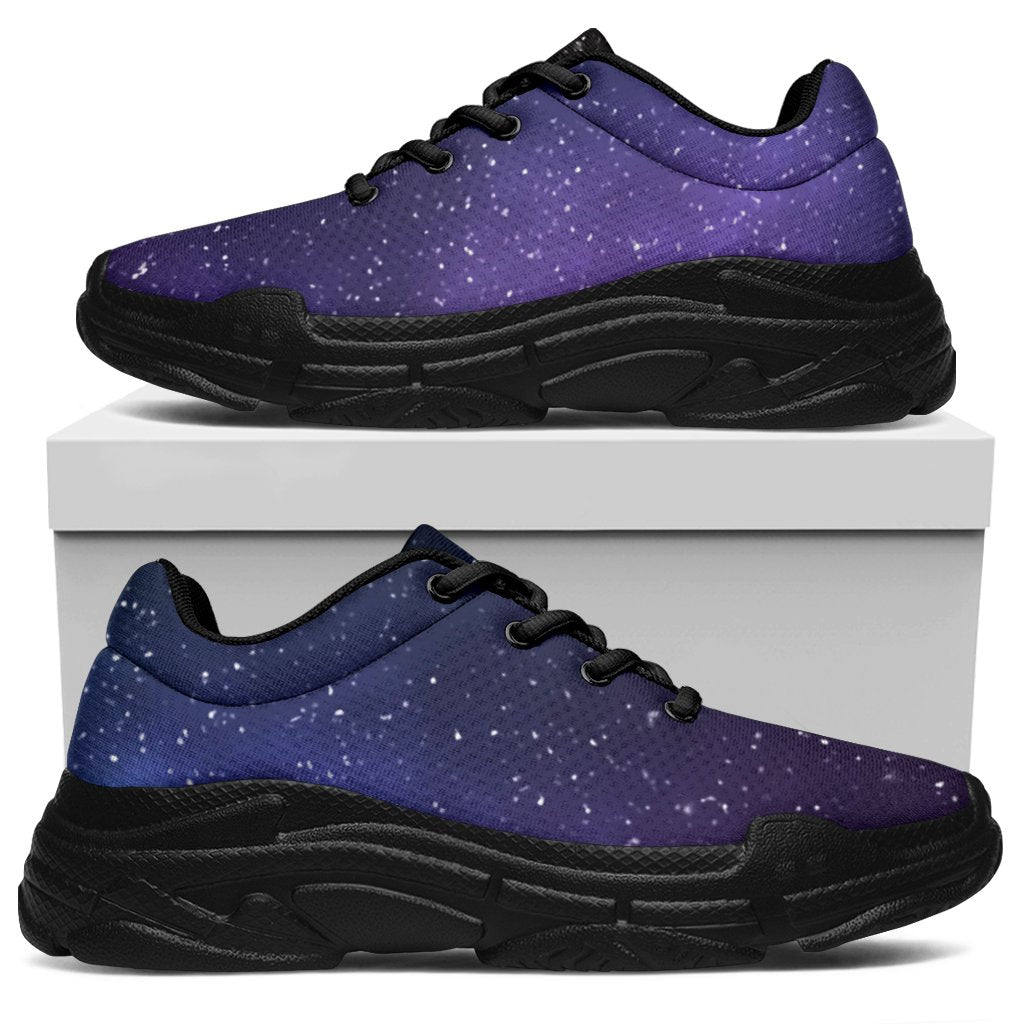 Nebula Universe Galaxy Deep Space Print Chunky Sneakers