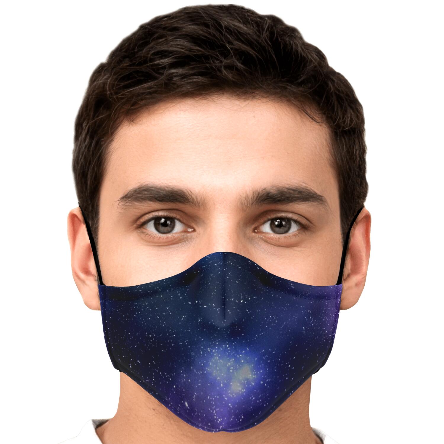 Nebula Universe Galaxy Deep Space Print Face Mask