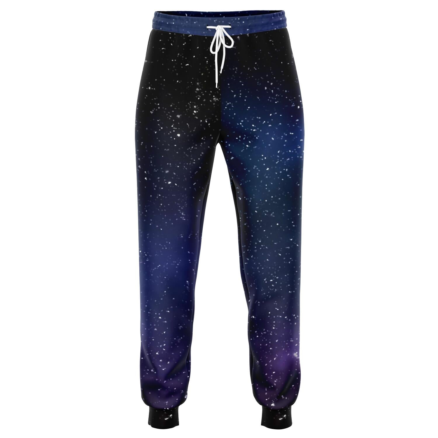 Nebula Universe Galaxy Deep Space Print Jogger Pants