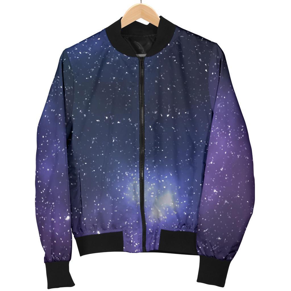 Nebula Universe Galaxy Deep Space Print Men's Bomber Jacket