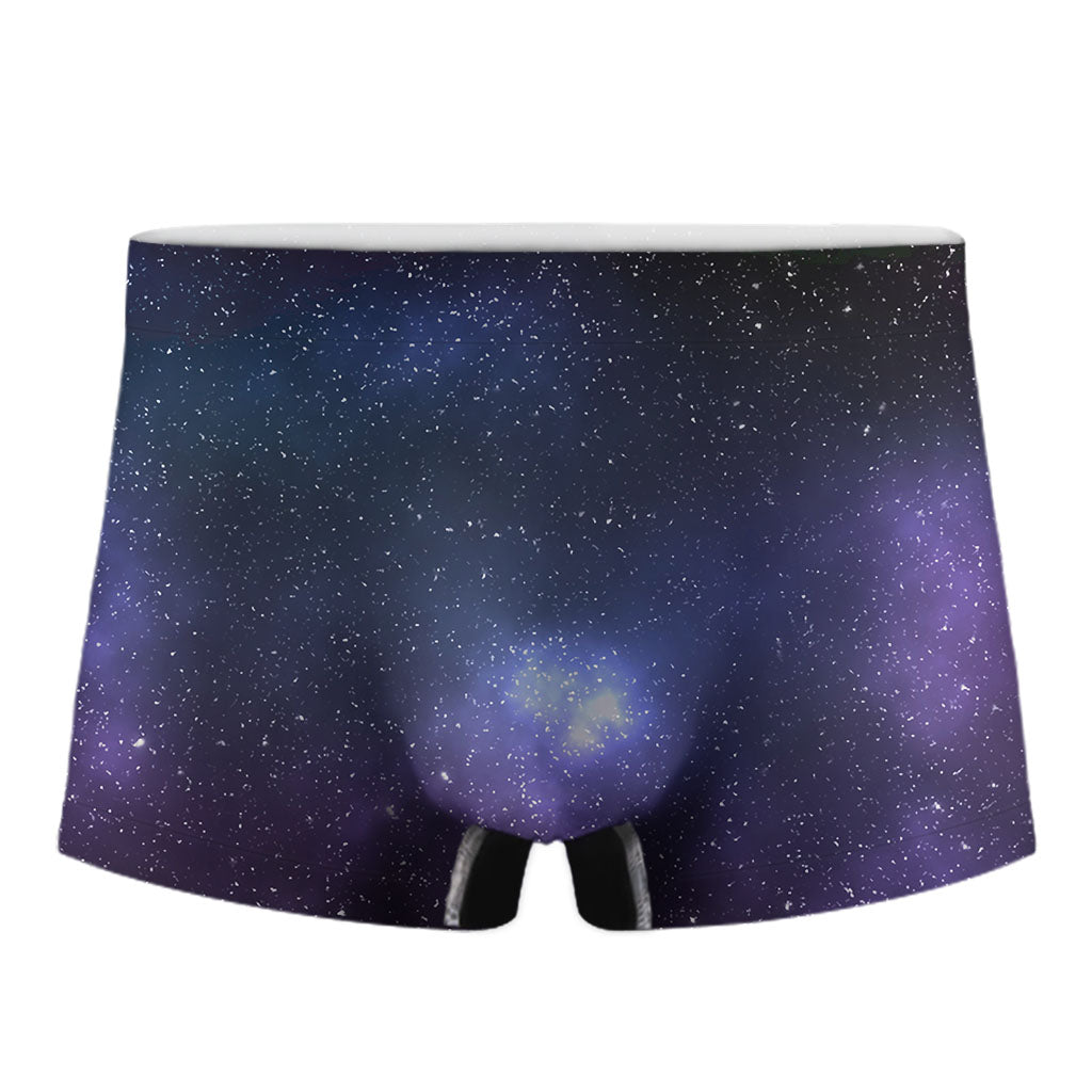 Nebula Universe Galaxy Deep Space Print Men's Boxer Briefs