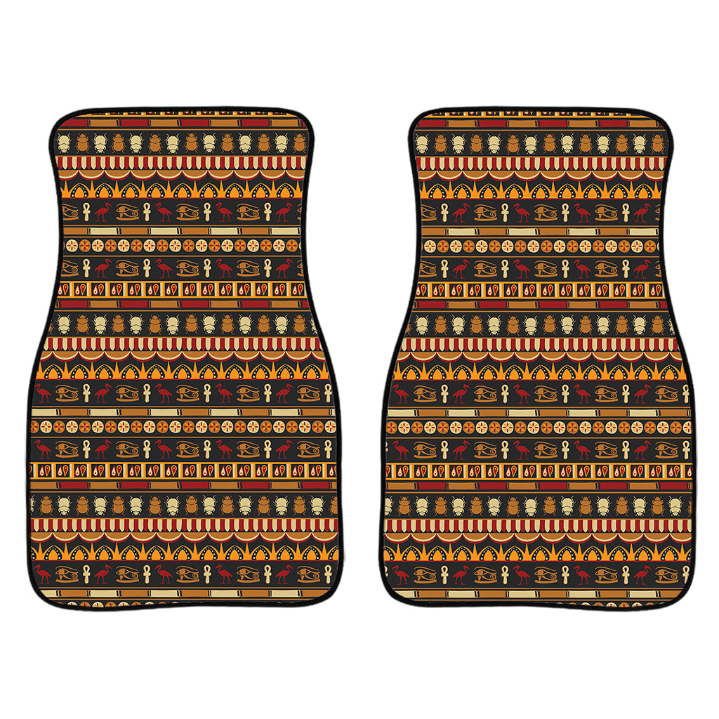 Ornament Egyptian Pattern Print Front Car Floor Mats