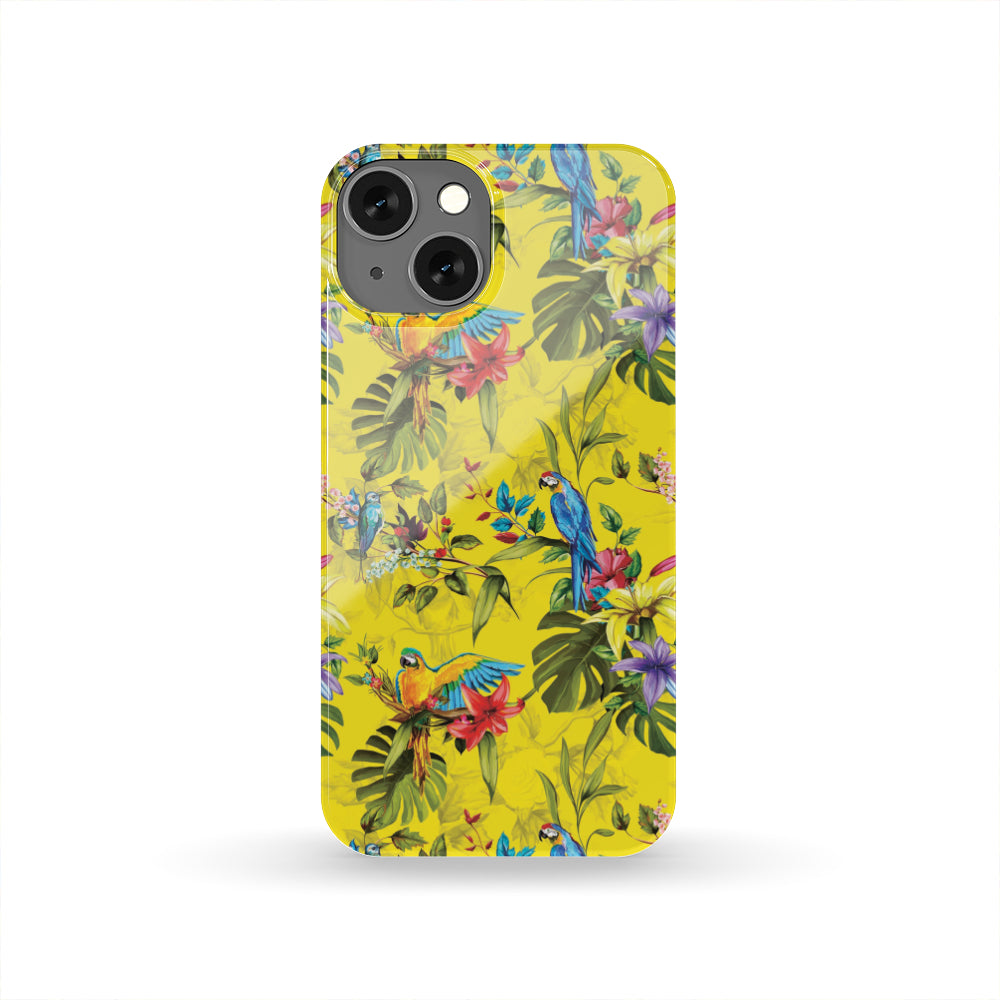 Parrot Tropical Pattern Print Phone Case