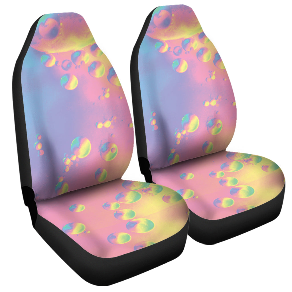 Pastel Acid Melt Print Universal Fit Car Seat Covers