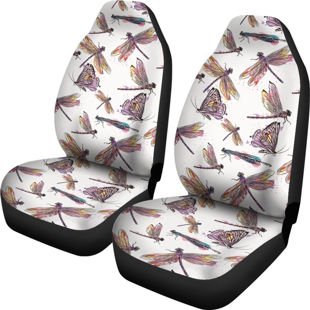 Pastel Dragonfly Universal Fit Car Seat Covers