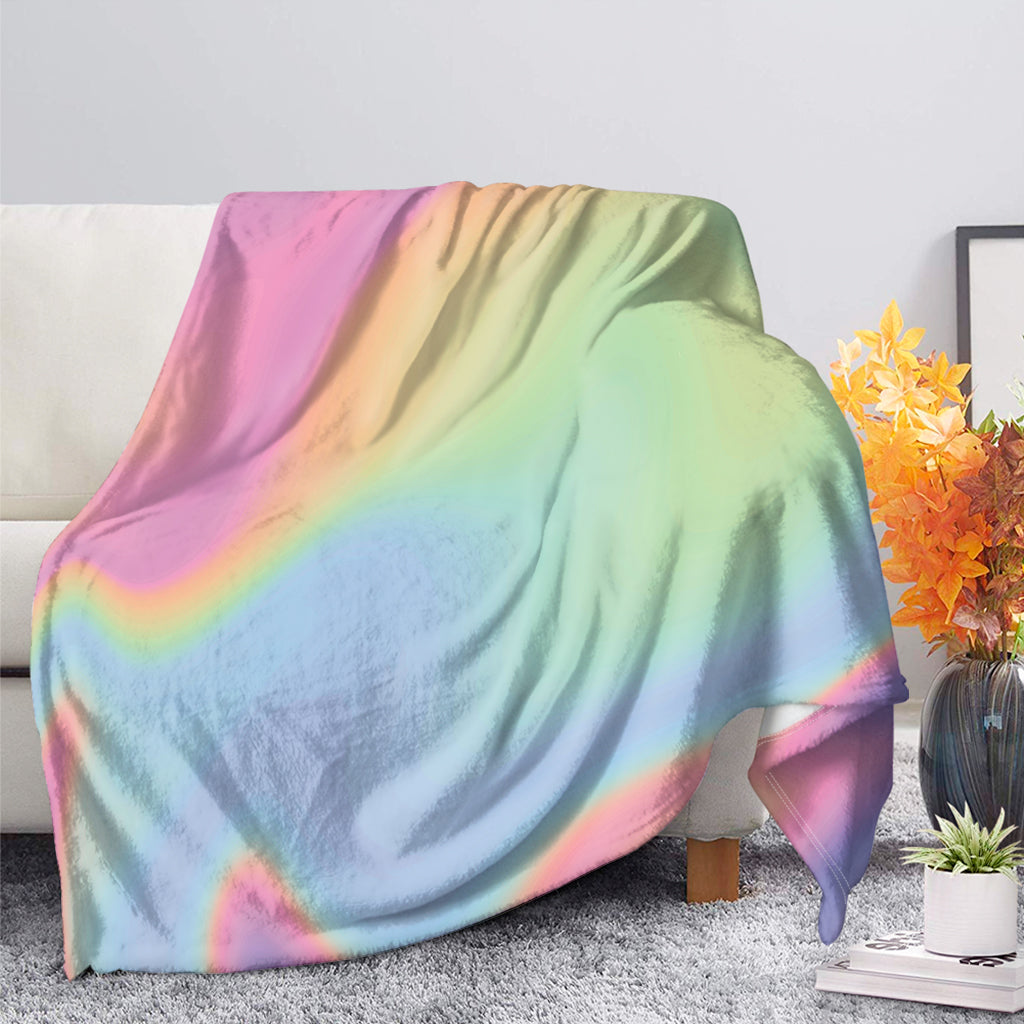 Pastel Holographic Print Blanket