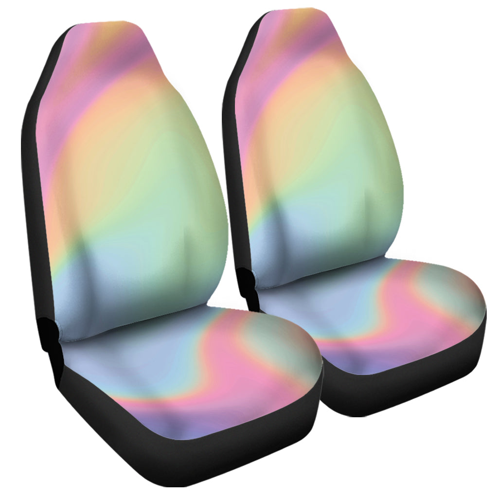 Pastel Holographic Print Universal Fit Car Seat Covers