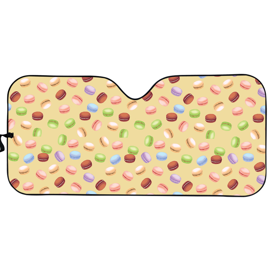 Pastel Macaron Pattern Print Car Sun Shade