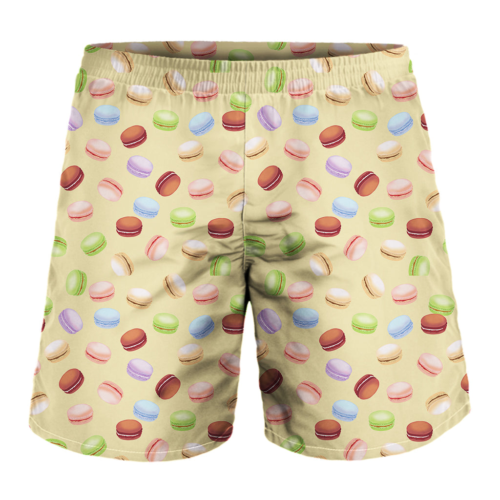 Pastel Macaron Pattern Print Men's Shorts