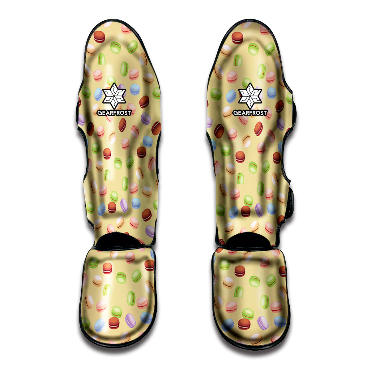 Pastel Macaron Pattern Print Muay Thai Shin Guards