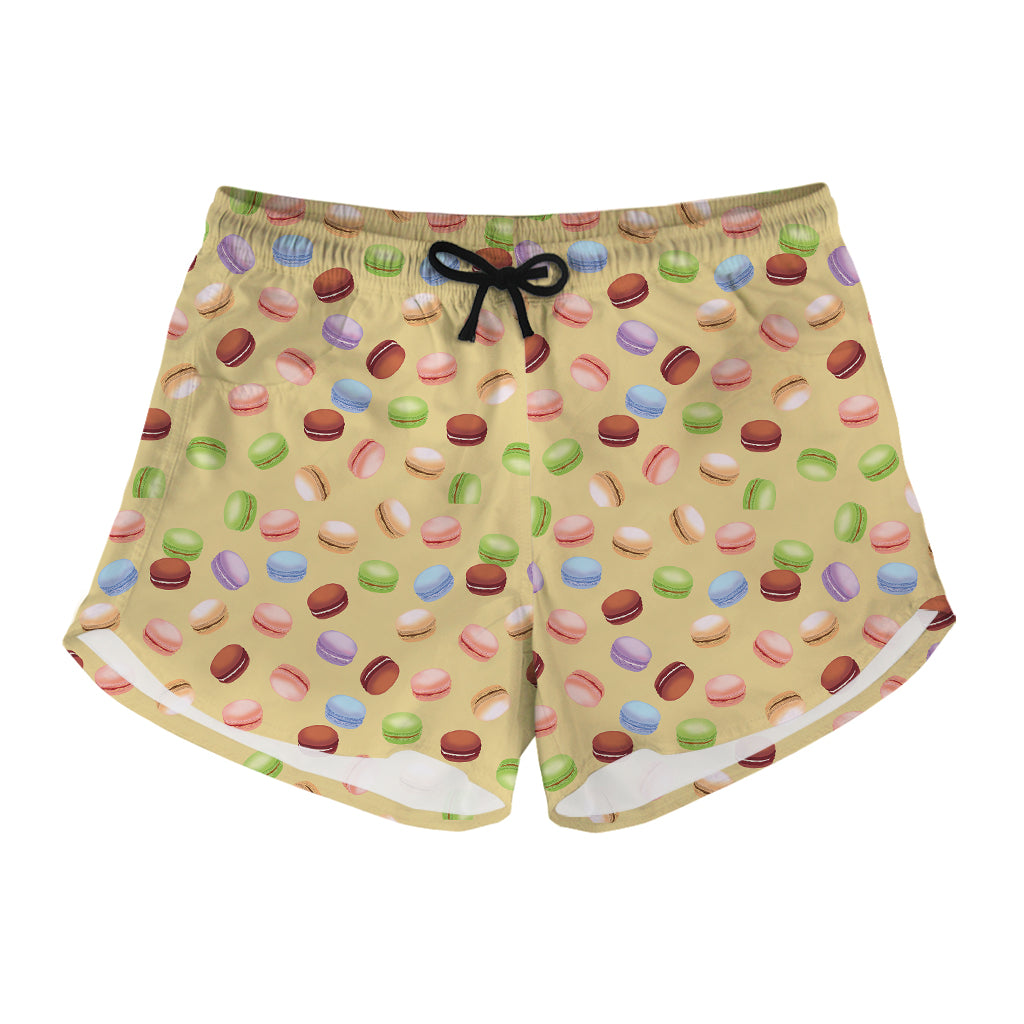 Pastel Macaron Pattern Print Women's Shorts