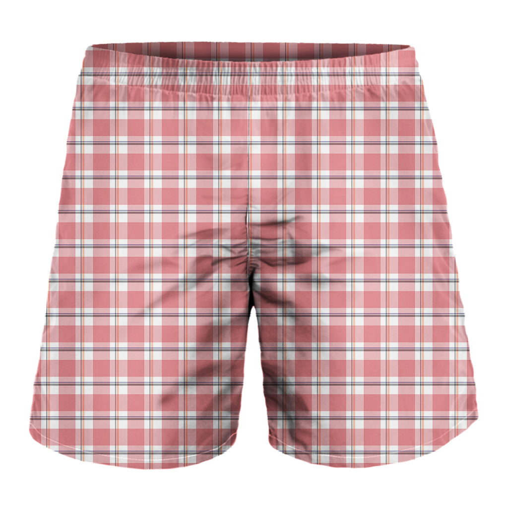 Pastel Madras Pattern Print Men's Shorts