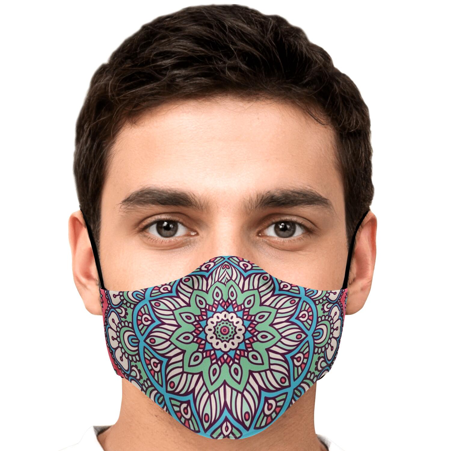 Pastel Mandala Bohemian Pattern Print Face Mask