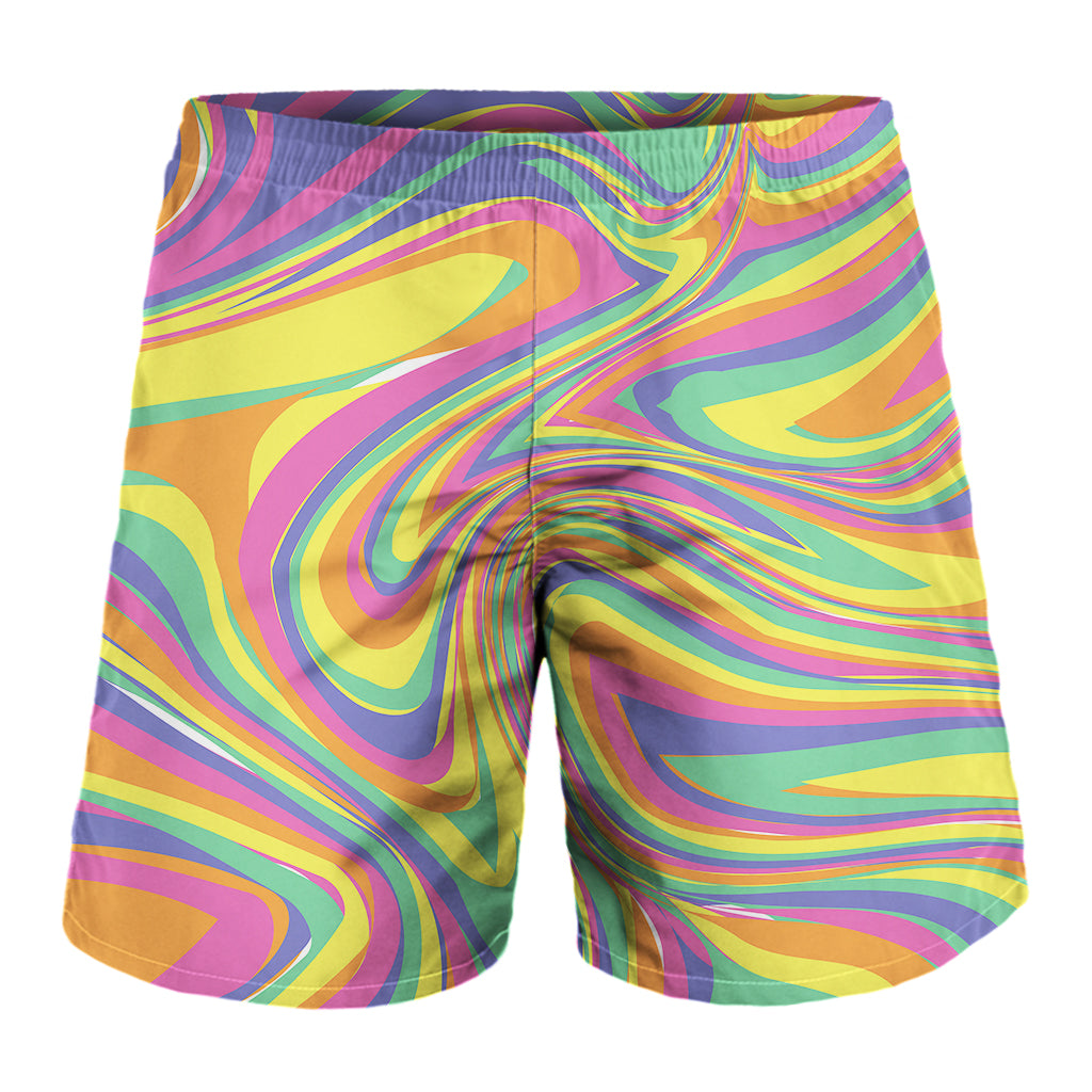 Pastel Rave Print Men's Shorts