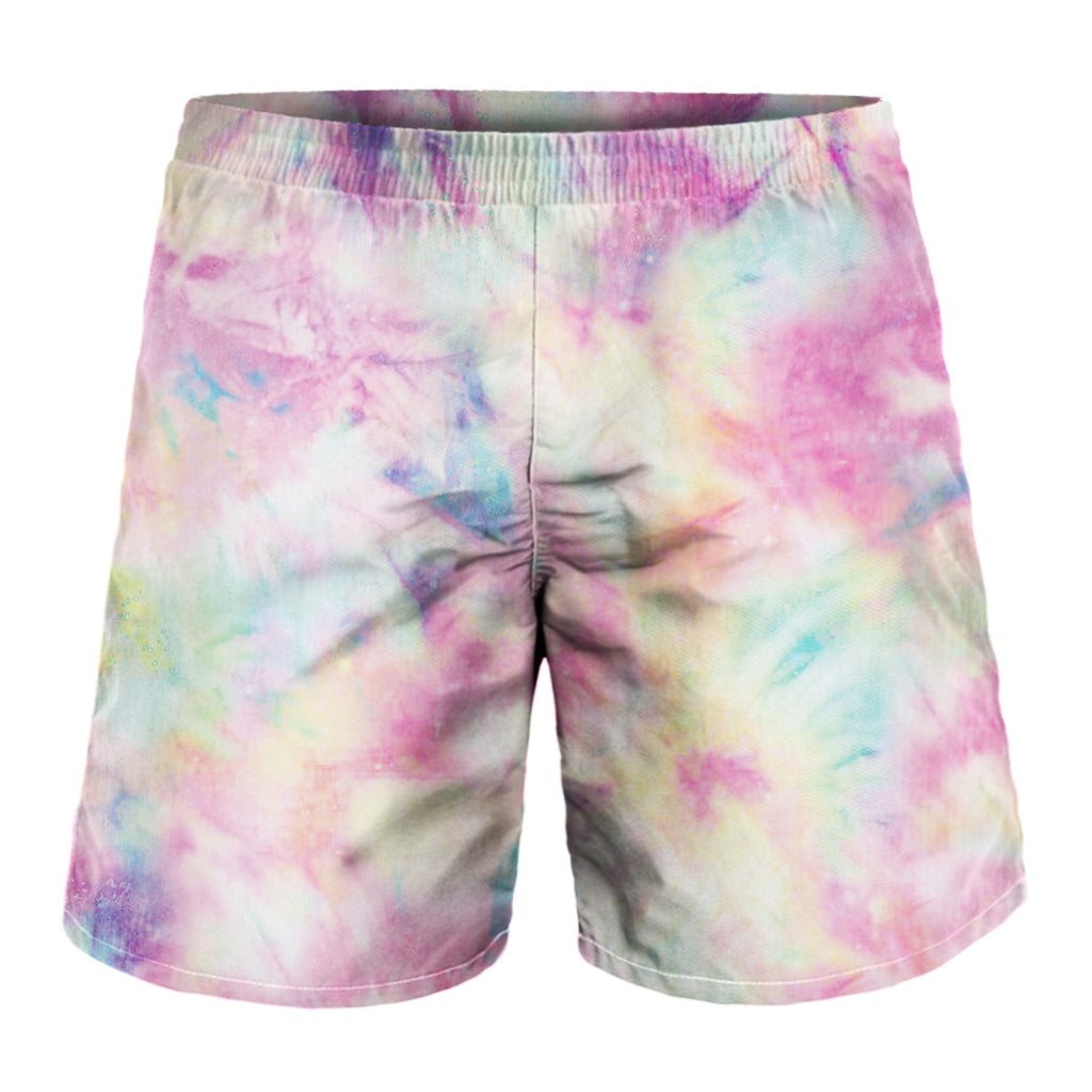 Pastel Tie Dye Print Men's Shorts