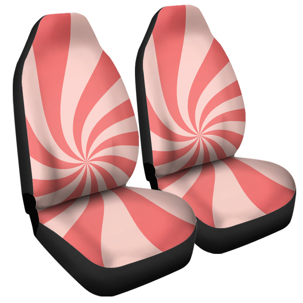 Pink Psychedelic Swirl Print Universal Fit Car Seat Covers