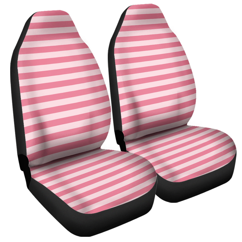 Pink Striped Pattern Print Universal Fit Car Seat Covers