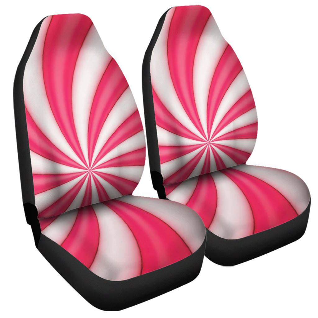 Pink Swirl Candy Print Universal Fit Car Seat Covers