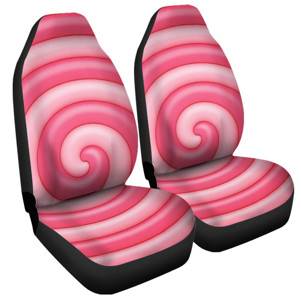 Pink Swirl Lollipop Print Universal Fit Car Seat Covers