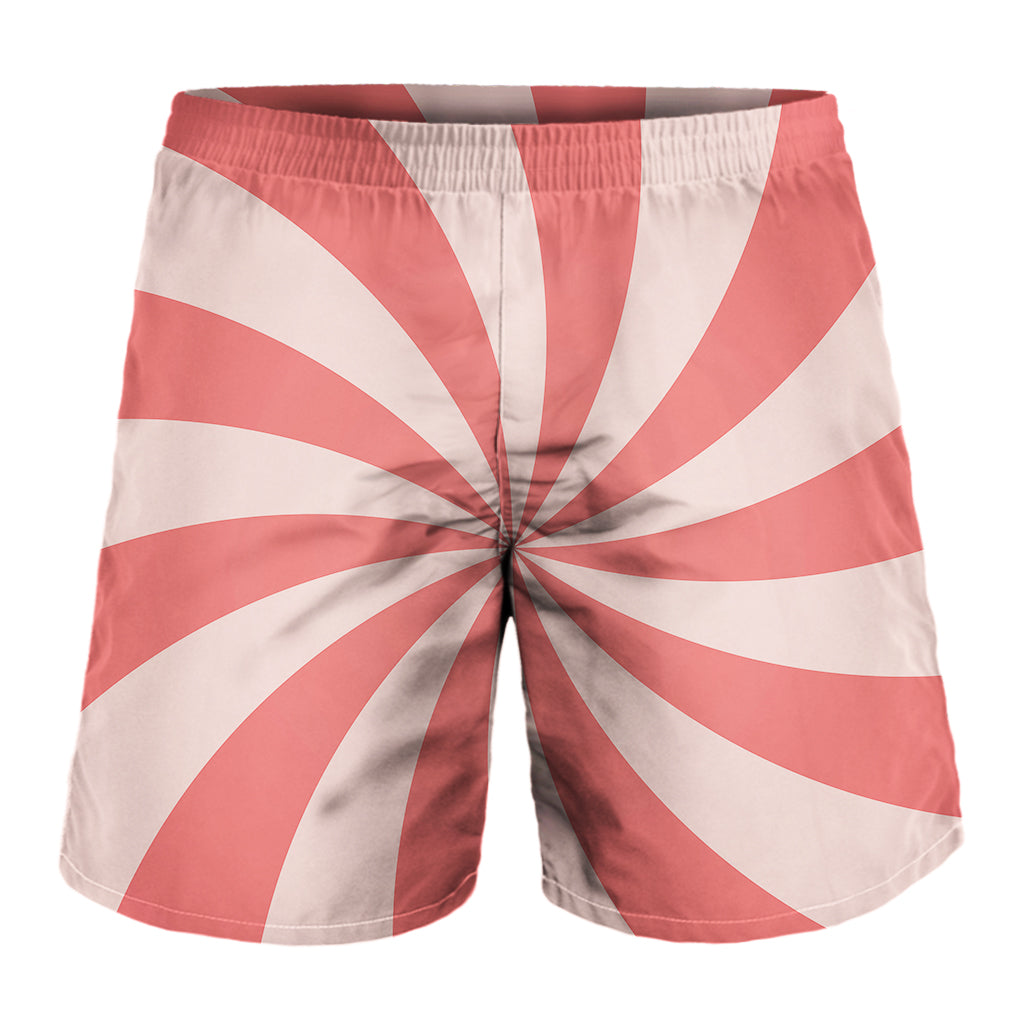 Pink Swirl Print Men's Shorts