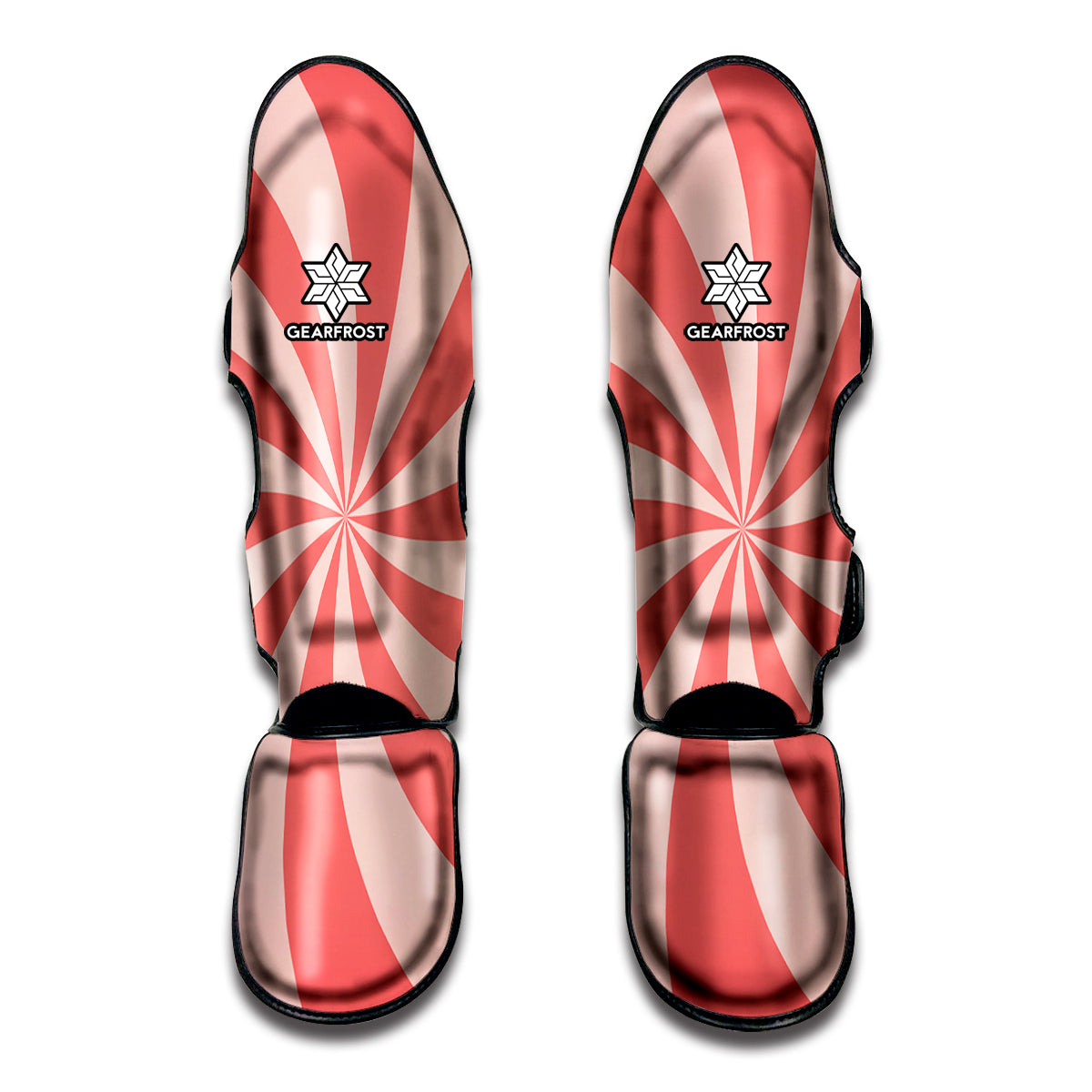 Pink Swirl Print Muay Thai Shin Guards