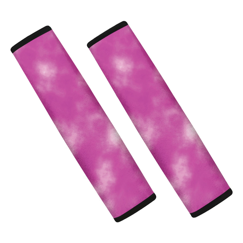 Pink Tie Dye Print Car Seat Belt Covers