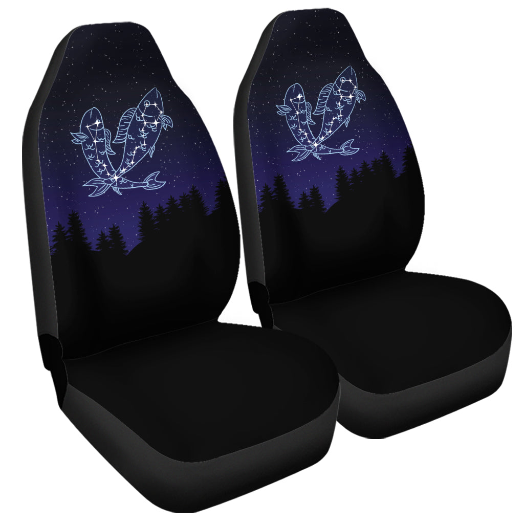 Pisces Constellation Print Universal Fit Car Seat Covers