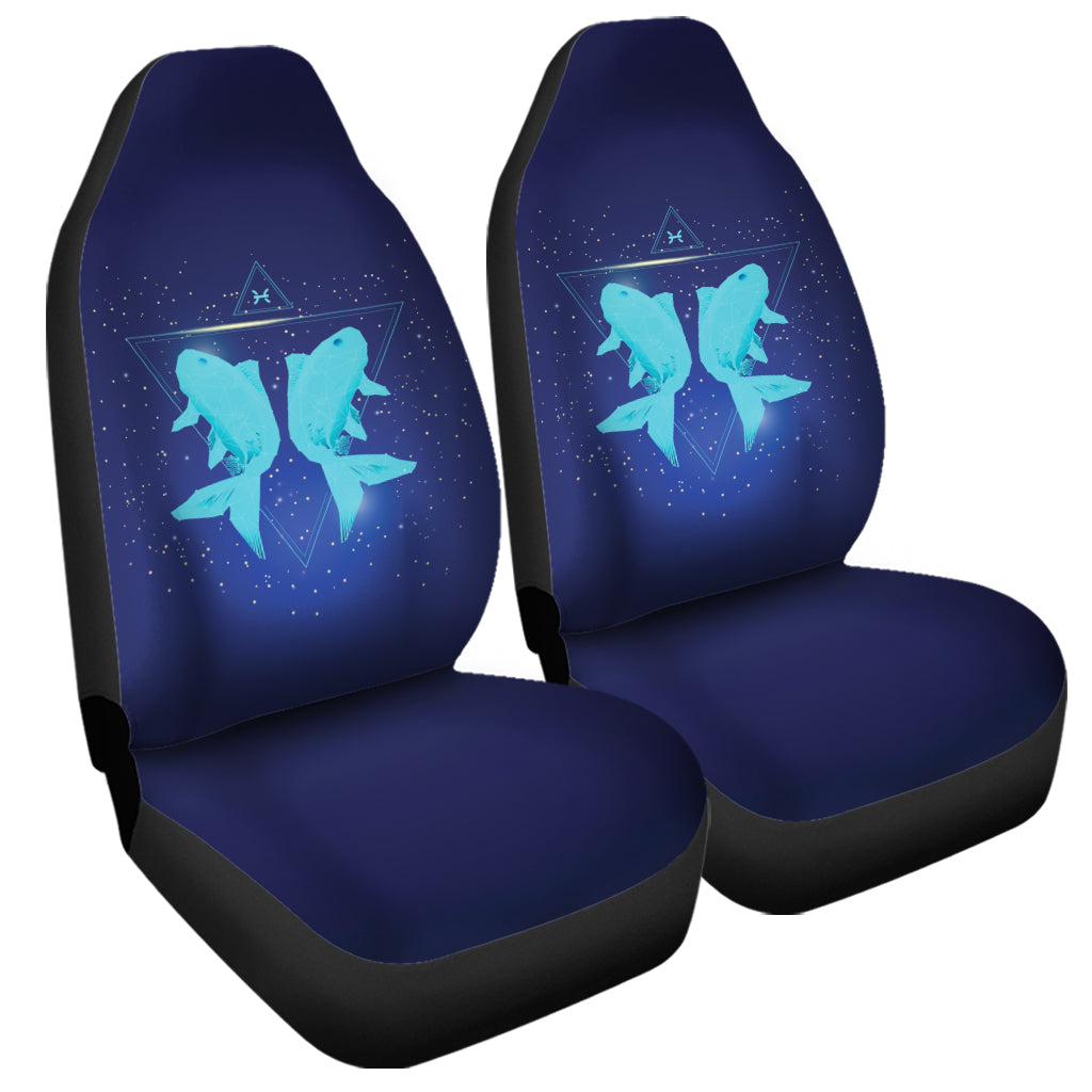 Pisces Horoscope Sign Print Universal Fit Car Seat Covers