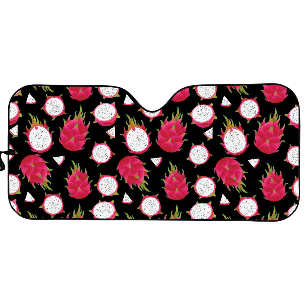 Pitaya Pattern Print Car Sun Shade