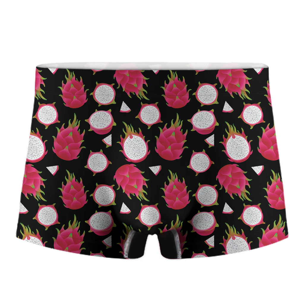 Pitaya Pattern Print Men's Boxer Briefs