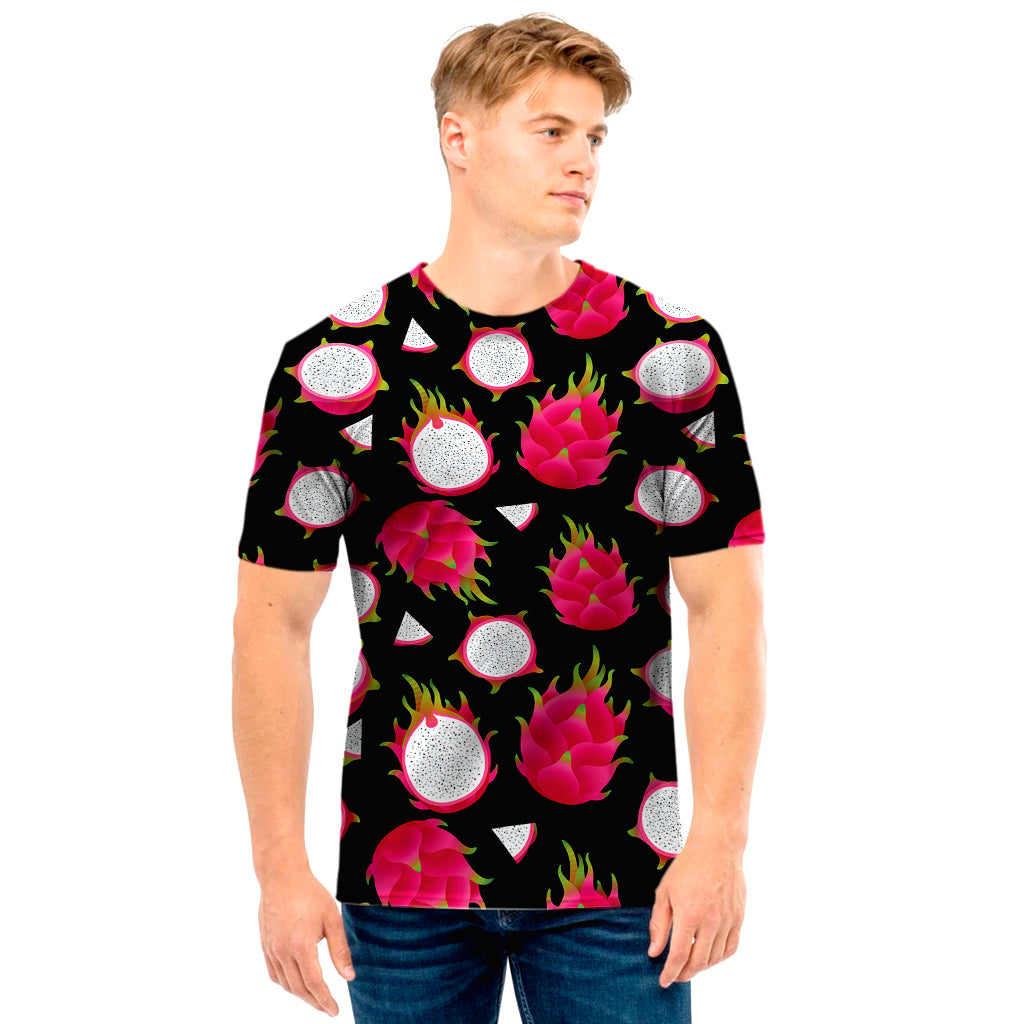 Pitaya Pattern Print Men's T-Shirt