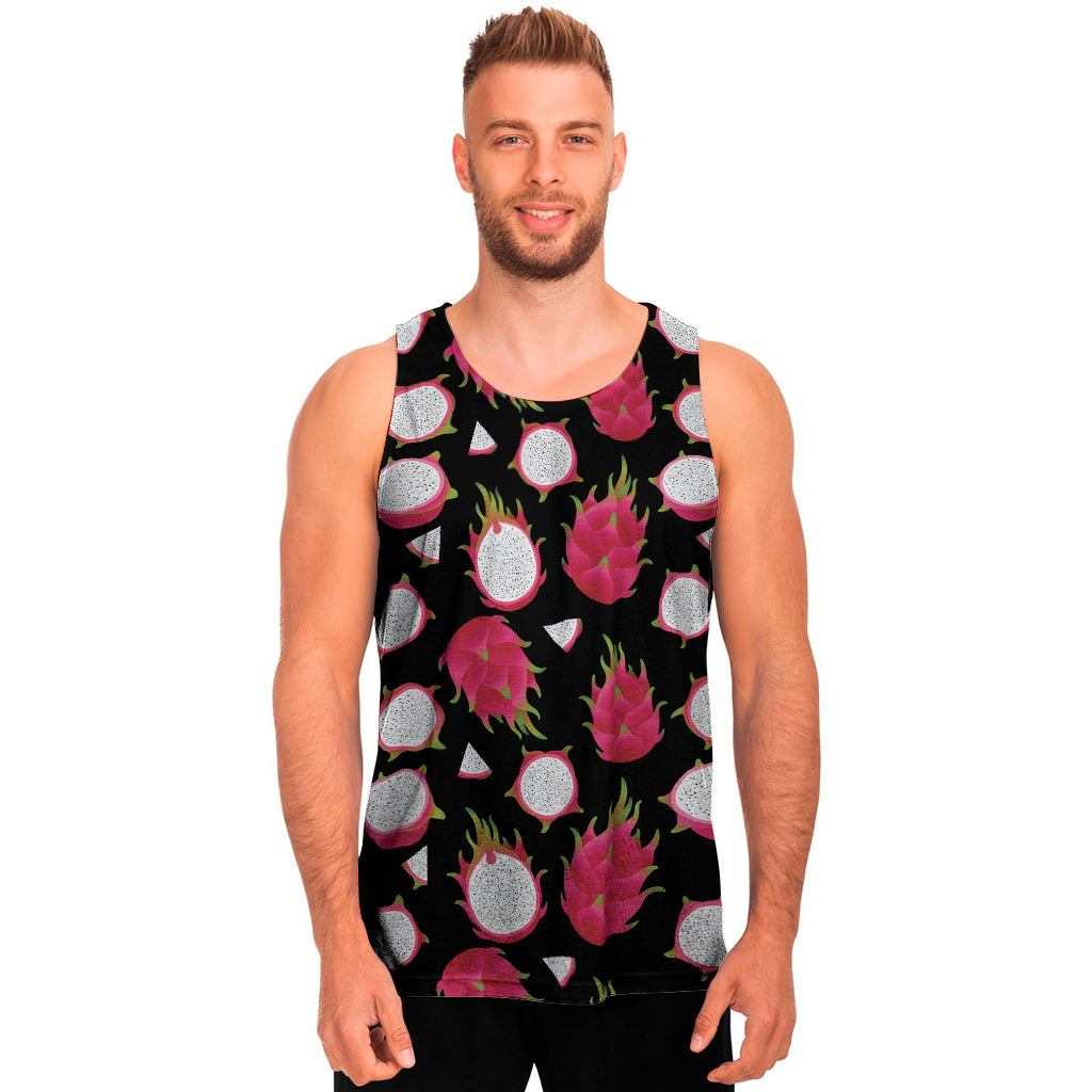 Pitaya Pattern Print Men's Tank Top