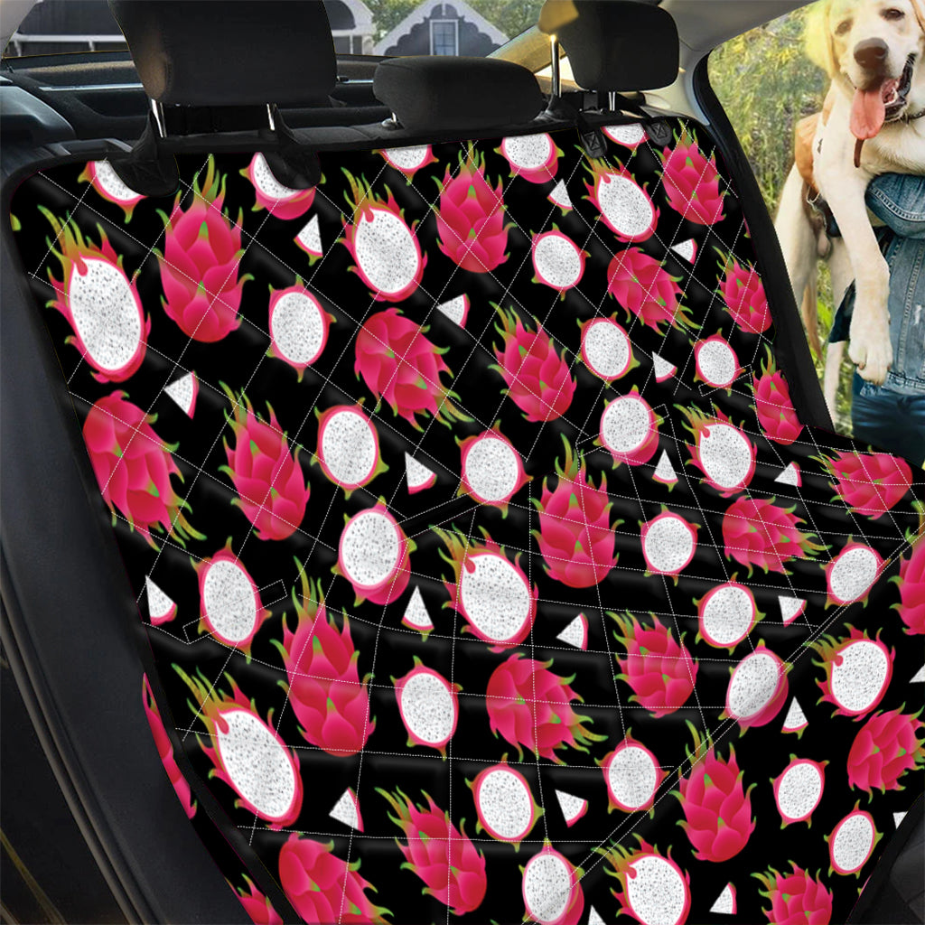 Pitaya Pattern Print Pet Car Back Seat Cover