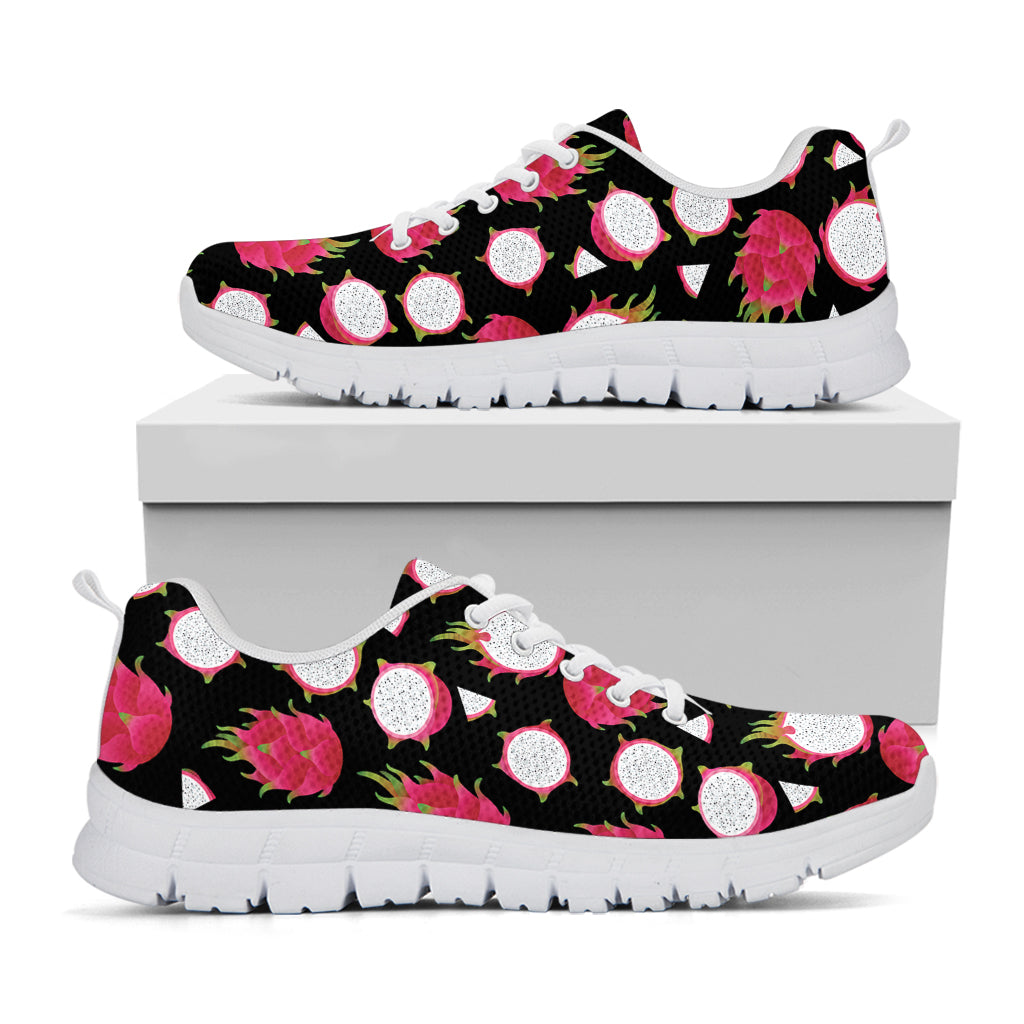 Pitaya Pattern Print White Sneakers