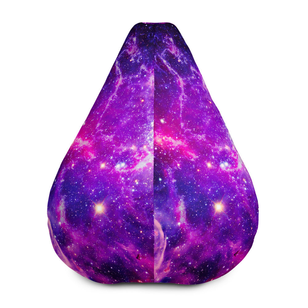 Purple Bursting Galaxy Space Print Bean Bag Cover