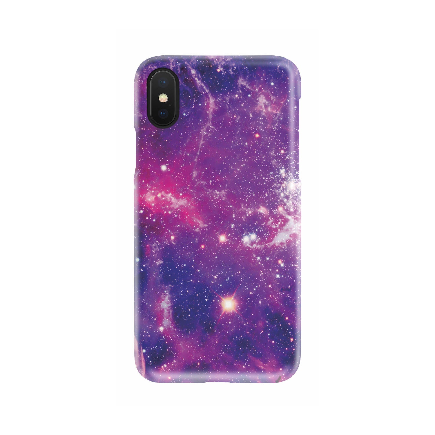 Purple Bursting Galaxy Space Print Phone Case