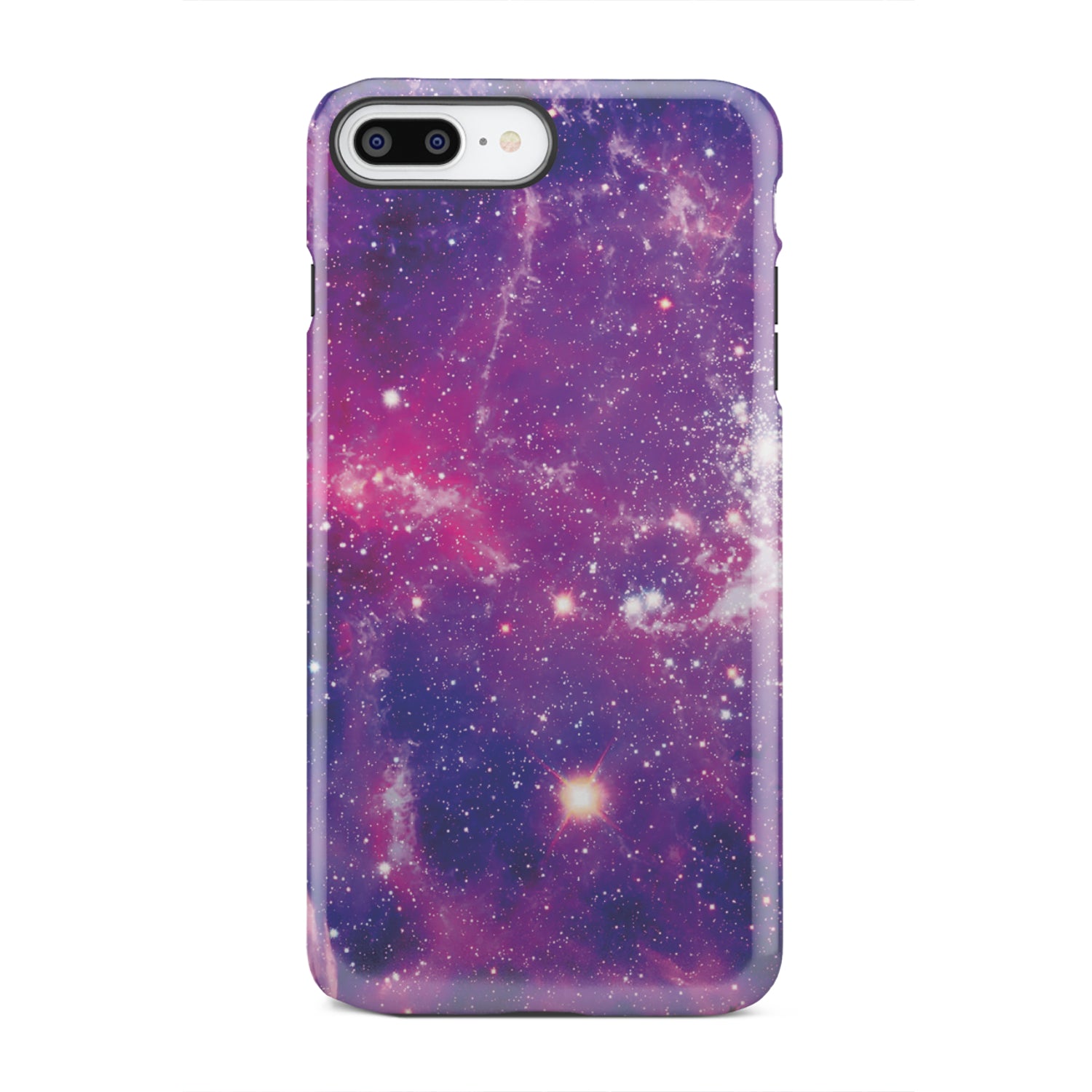 Purple Bursting Galaxy Space Print Tough Phone Case