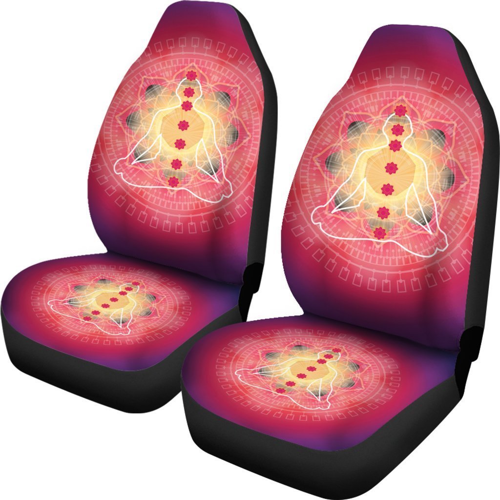 Purple Chakras Universal Fit Car Seat Covers