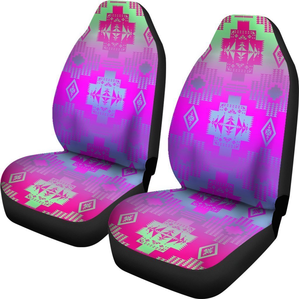 Purple Cloud Native Tribal Universal Fit Car Seat Covers