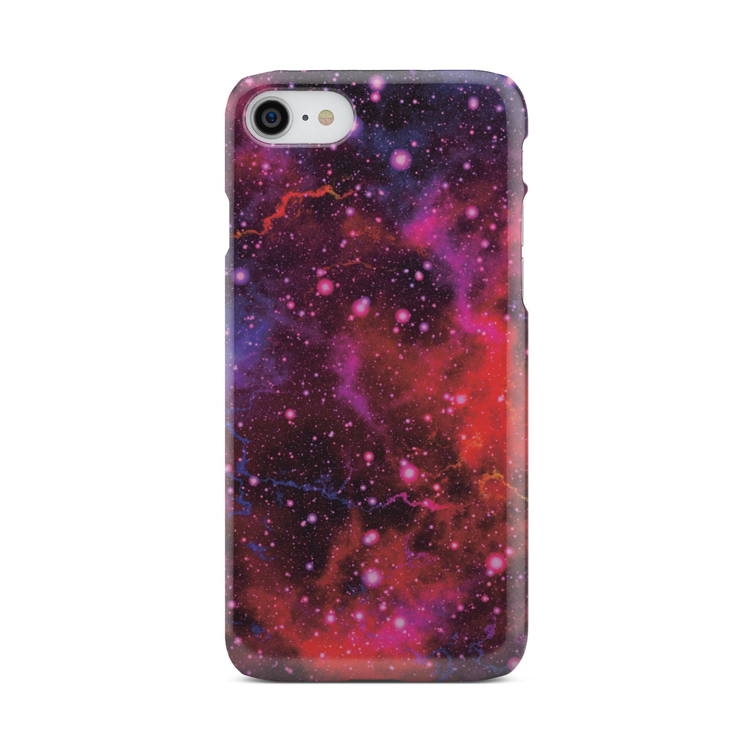 Purple Dark Galaxy Space Print Phone Case