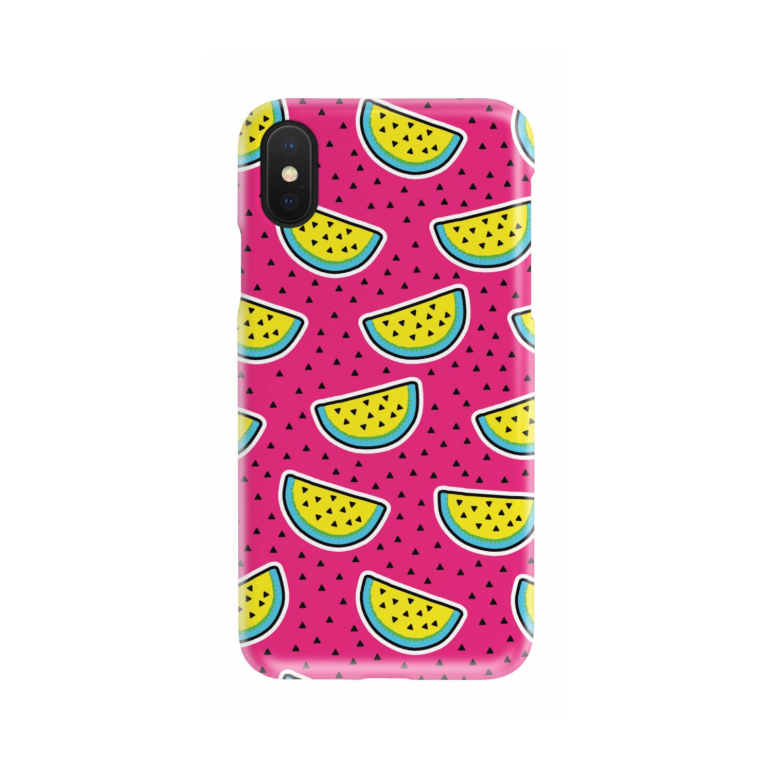 Purple Fancy Watermelon Pattern Print Phone Case