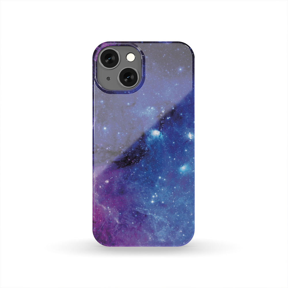 Purple Galaxy Space Blue Starfield Print Phone Case