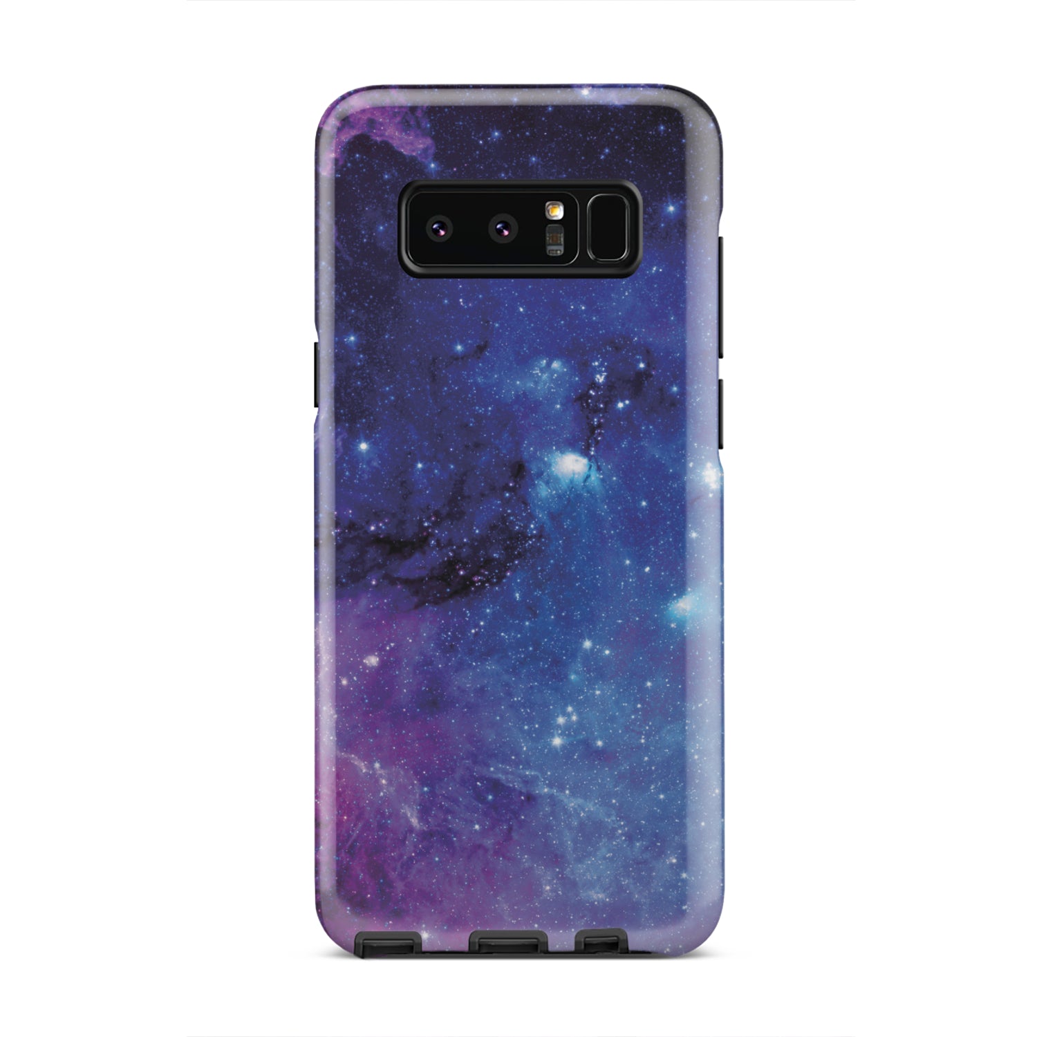 Purple Galaxy Space Blue Starfield Print Tough Phone Case